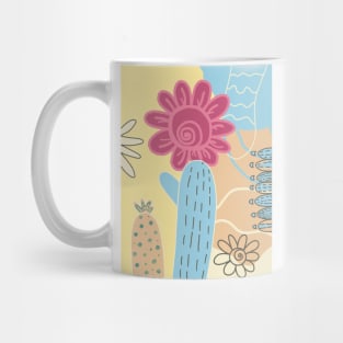 Funky desert flowers Mug